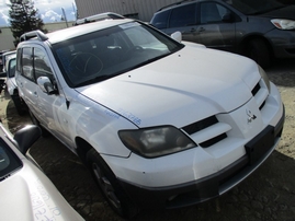 2003 MITSUBISHI OUTLANDER XLS WHITE 2.4L AT 4WD 163755